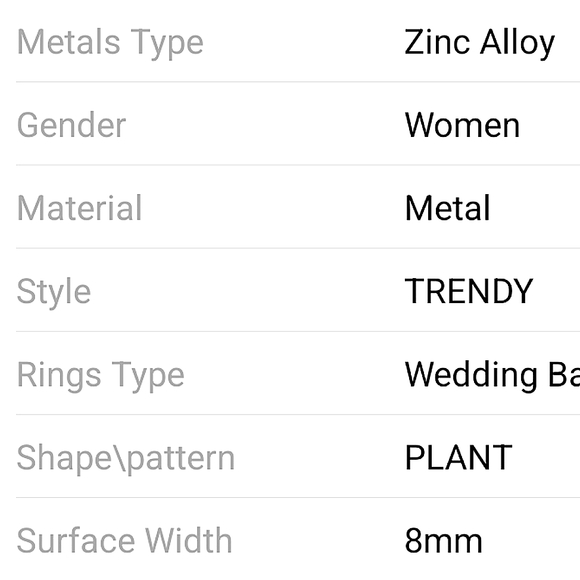 Silver Daisy sterling silver 925 stamped with gold plated rings, size 7 & 8. - Picture 7 of 7